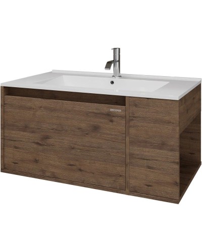 Тумба с раковиной дуб веллингтон 86 см Grossman Тенза 108503 + Y18298