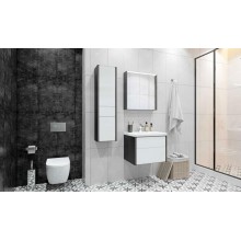 Тумба под раковину Roca Ronda 60 ZRU9302963 подвесная Белый глянец Антрацит