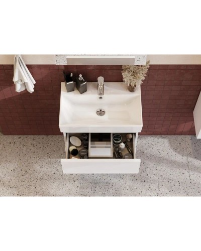 Тумба с раковиной белый матовый 60 см Roca Oleta A857639501 + 3274C400Y