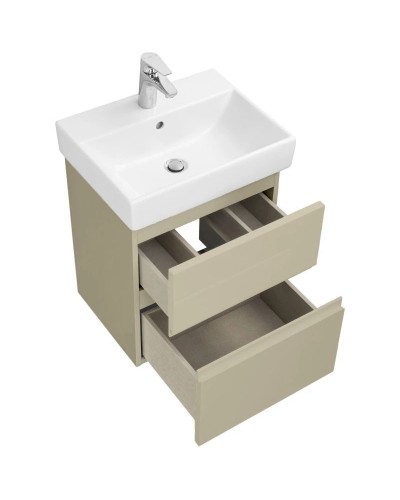 Тумба с раковиной капучино 50 см Roca Oleta A857638515 + 3274C300Y