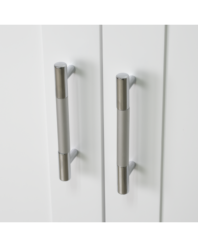 Купер - 90 Тумба напольная с 4 ящ. левая белая / раковина