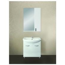 Тумба под раковину 1MarKa Вита 65Н Белая глянцевая