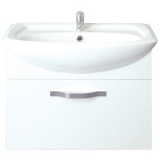 Тумба под раковину 1MarKa Вита 65П 1 ящик Белая глянцевая