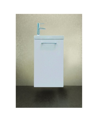 Тумба под раковину 1MarKa Ноктюрн 40П Белый глянец