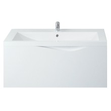 Тумба под раковину 1MarKa Этюд 100П Белая глянцевая