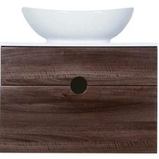 Тумба с раковиной Orange Orange Sole-75TU+RA подвесная Орех Белая