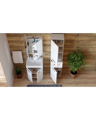 Тумба под раковину Vigo Plaza 60 tn.PLA.FOS.60.2D Белая