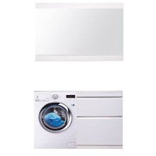 Тумба под раковину Style Line Даллас 130 Люкс Plus Белая