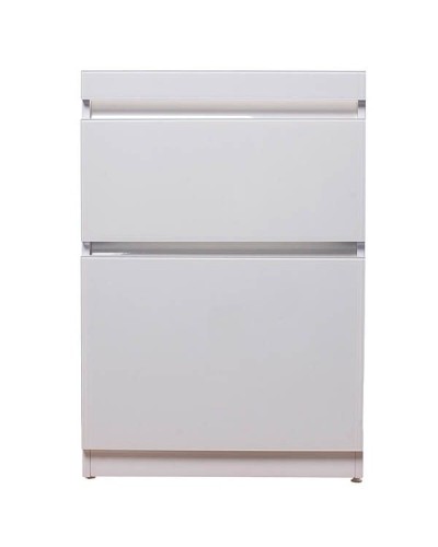 Тумба под раковину Style Line Даймонд 120 Люкс Plus Белый глянец