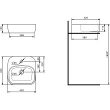 Тумба с раковиной светло-серый/белый матовый 100 см Акватон Марбл 1A2763K0MH4C0