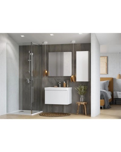 Тумба с раковиной белый глянец/белый матовый 70,5 см Акватон Асти 1A2630K0AX2B0