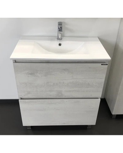Тумба с раковиной Comforty Верона 75 00004137102 Дуб белый