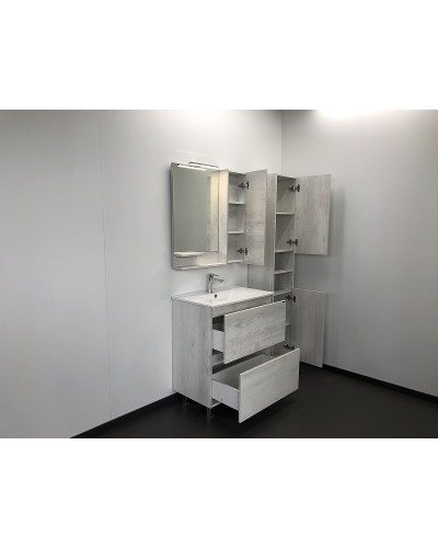 Тумба с раковиной Comforty Верона 75 00004137102 Дуб белый