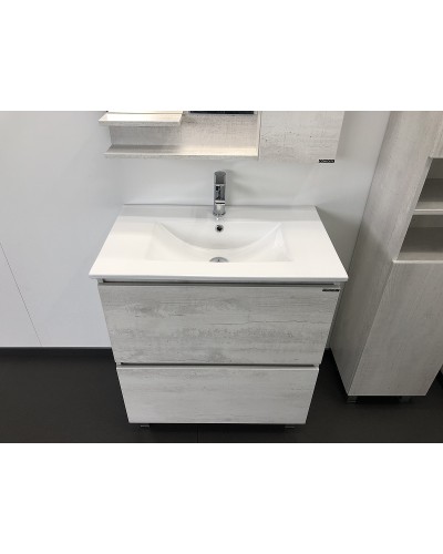 Тумба с раковиной Comforty Верона 75 00004137102 Дуб белый