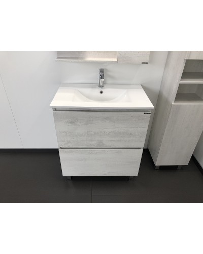 Тумба с раковиной Comforty Верона 75 00004137102 Дуб белый