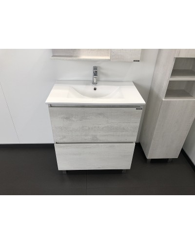 Тумба с раковиной Comforty Верона 75 00004137102 Дуб белый