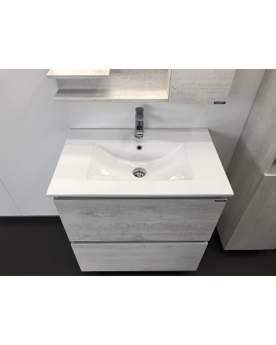 Тумба с раковиной Comforty Верона 75 00004137102 Дуб белый