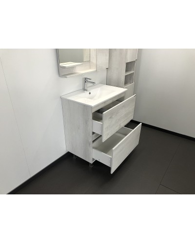 Тумба с раковиной Comforty Верона 75 00004137102 Дуб белый