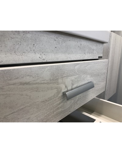 Тумба с раковиной Comforty Никосия 60 00004138879 подвесная Дуб белый