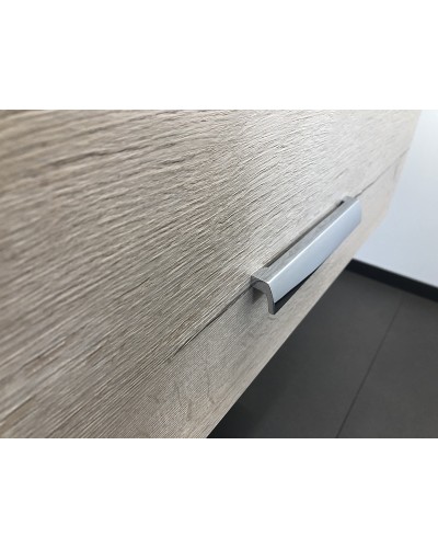 Тумба с раковиной Comforty Парма 80 00004143491 подвесная Дуб дымчатый