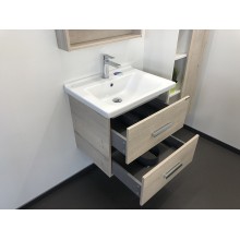 Тумба с раковиной Comforty Парма 60 00004143490 подвесная Дуб дымчатый