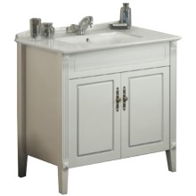 Тумба с раковиной Comforty Палермо 80 00004139245 Белая