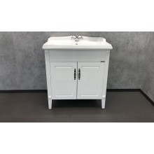 Тумба с раковиной Comforty Палермо 80 00004139245 Белая