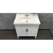 Тумба с раковиной Comforty Палермо 80 00004139245 Белая