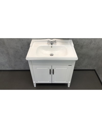 Тумба с раковиной Comforty Палермо 80 00004139245 Белая