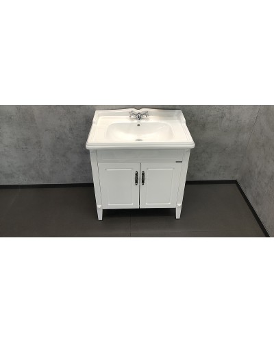 Тумба с раковиной Comforty Палермо 80 00004139245 Белая