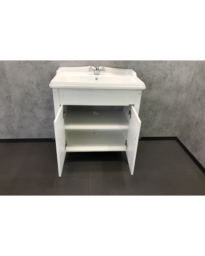 Тумба с раковиной Comforty Палермо 80 00004139245 Белая
