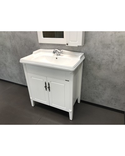 Тумба с раковиной Comforty Палермо 80 00004139245 Белая
