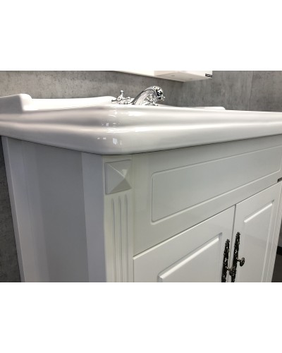 Тумба с раковиной Comforty Палермо 80 00004139245 Белая