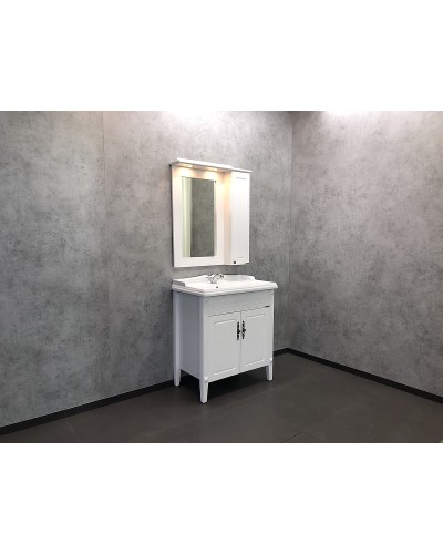Тумба с раковиной Comforty Палермо 80 00004139245 Белая