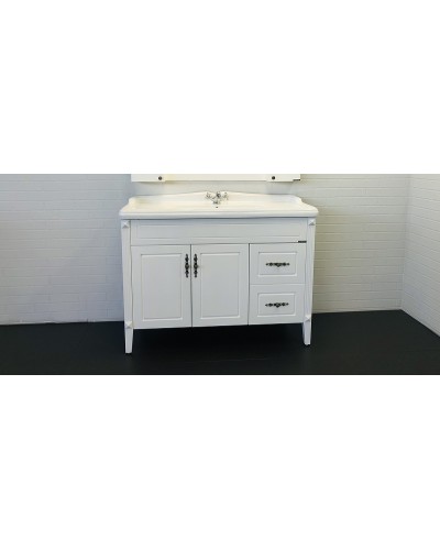 Тумба с раковиной Comforty Палермо 120 00004142367 Белая