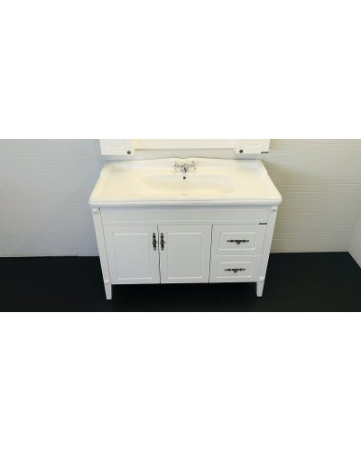 Тумба с раковиной Comforty Палермо 120 00004142367 Белая