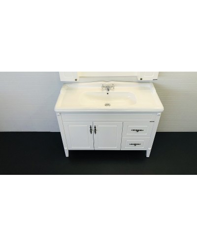 Тумба с раковиной Comforty Палермо 120 00004142367 Белая