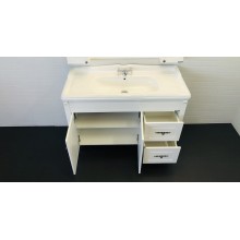 Тумба с раковиной Comforty Палермо 120 00004142367 Белая