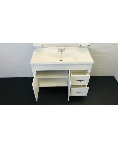 Тумба с раковиной Comforty Палермо 120 00004142367 Белая