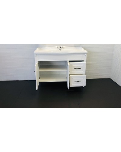 Тумба с раковиной Comforty Палермо 120 00004142367 Белая