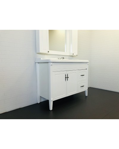 Тумба с раковиной Comforty Палермо 120 00004142367 Белая