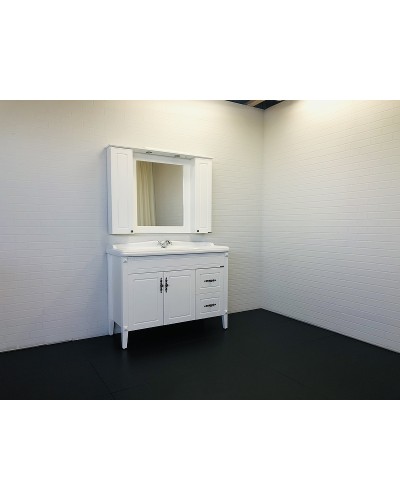 Тумба с раковиной Comforty Палермо 120 00004142367 Белая