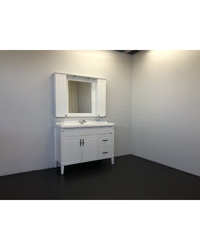 Тумба с раковиной Comforty Палермо 120 00004142367 Белая