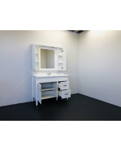 Тумба с раковиной Comforty Палермо 120 00004142367 Белая