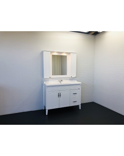 Тумба с раковиной Comforty Палермо 120 00004142367 Белая