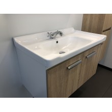 Тумба с раковиной Comforty Рига 80 00004139026 подвесная Дуб сонома