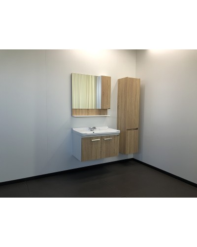 Тумба с раковиной Comforty Рига 80 00004139026 подвесная Дуб сонома