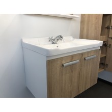 Тумба с раковиной Comforty Рига 70 00004142215 подвесная Дуб сонома