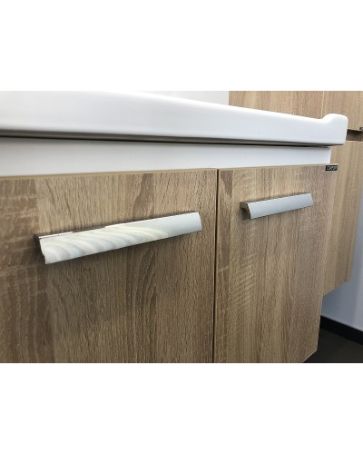 Тумба с раковиной Comforty Рига 70 00004142215 подвесная Дуб сонома