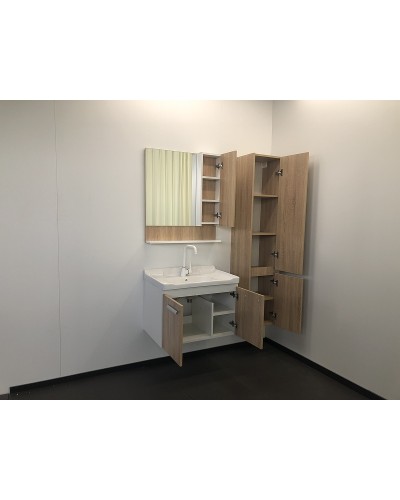 Тумба с раковиной Comforty Рига 70 00004142215 подвесная Дуб сонома